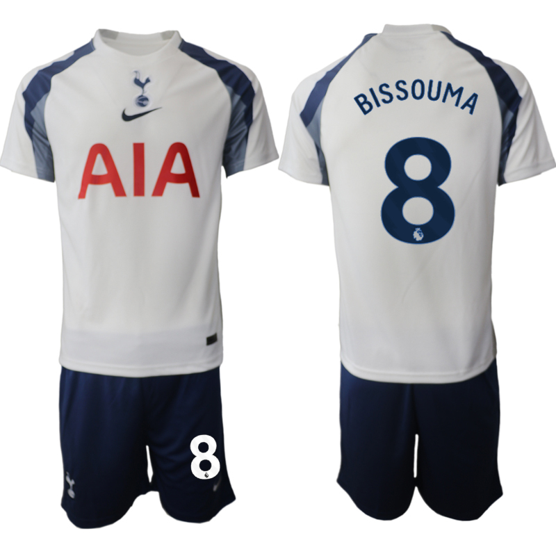 Men 2025-2026 Club Tottenham home White #8 Soccer Jersey